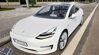 CityDriver - Tesla Model 3 Performance First Look Gameplay! 4K