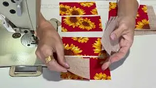 3 Partes para Costurar um Bloco de Patchwork Lindo