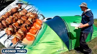 🌪️ ПОКРЫТИЕ ПАЛАТКИ и ШАШЛЫК на природе 🍖🔥 Секреты туриста ⛺🔥