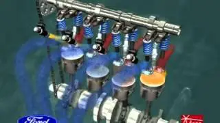 4 stroke engine animation ford