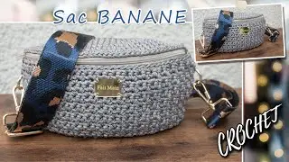 CROCHET BANANA BAG 🎒 SO EASY AND SO CLASSY! Crochet Tutorial