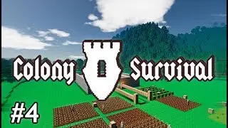 Добрая игра Colony Survival #04 - ЧЕКАНИМ МОНЕТЫ И ВЫРАЩИВАЕМ ЛЁН - колония выживание