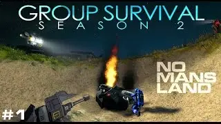 NO MAN'S LAND - Space Engineers 'Group Survival' Story (S2E1)