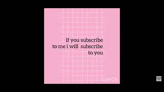 If you sub to me I’ll sub to you
