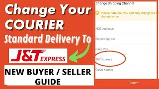 HOW TO CHANGE SHIPPING COURIER IN SHOPEE | #shopee