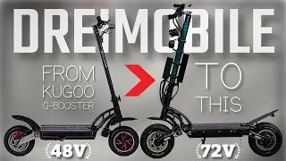 Dreimobile Unleashed: Dr. Drei's 72V Electric Scooter Upgrade | FULL PROCESS