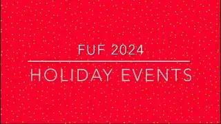 2024 Holiday Events
