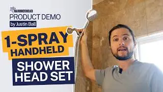 How to Use the All-Metal Handheld Shower Head Set by HammerHead Showers