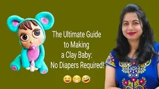 How to make cute baby using clay | DIY Clay Baby #craft #clay #clayart
