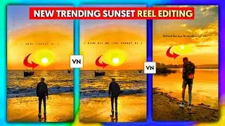 New 2023 Sunset Reels Editing | Aesthetic Sunset Sky Change Video Editing Tutorial