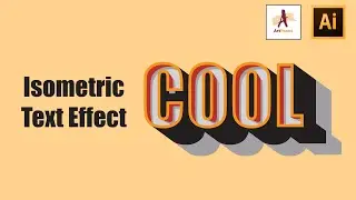 How to create an Isometric Text effect inside illustrator.