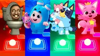 Skibidi toilet 🆚 Pink Fong 🆚 Oddbods Fuse 🆚 Om Nom.🎶 Who Will Win?