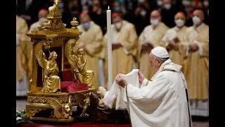 Christmas ☃️🎄🌌🌠👼🏻👨‍👩‍👦🏚️ 🎅🏻🦌🛷🎁 Mass during the Night 🌌of my dear 💖friend @Pontifex Francis 🇻🇦👑🇦🇷 .