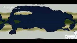 Plate tectonics simulation.