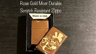 Why You Need To Buy A Rose Gold Zippo. More Durable Than Chrome !