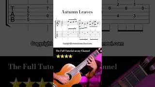 How To Play Autumn Leaves 