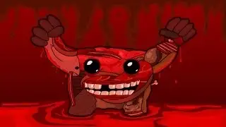 Super Meat Boy №1 (лес и босс)
