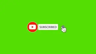 4K Green Screen Animated Subscribe Button