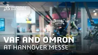 VAF and OMRON at Hannover Messe with Dassault Systèmes