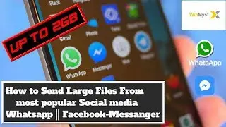 How to Send Large Files Through Whatsapp [Hindi || Urdu] with Sub