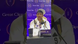 Washington QB Michael Penix PRAISES Michigan Defense 