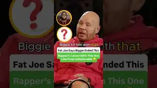 Fat Joe Says Biggie Ended This Rappers Career With This One Line From Unbelievable 😮