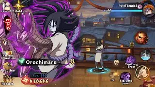 Orochimaru Showcase In Arena PVP Gameplay - Ninja Blade Dynasty