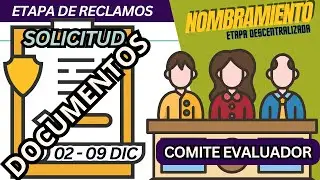 📗✅SOLICITUD DE DOCUMENTOS NOMBRAMIENTO DOCENTE 2024
