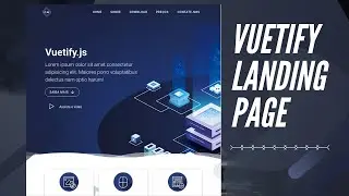 Vuetify Landing Page
