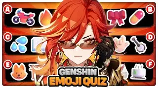 GENSHIN EMOJI QUIZ 👾🕹️ GUESS 50 CHARACTERS BY THEIR EMOJIS 🔥⭐️ | GENSHIN IMPACT QUIZ