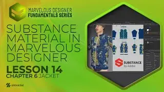 Substance Material in Marvelous Designer | Lesson 14 | Chapter 6 | Marvelous Designer Fundamentals