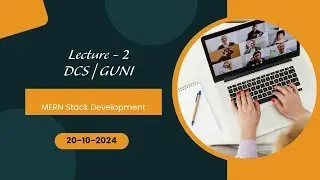 Lecture - DCS | GUNI - 20-10-2024 - express.js apis