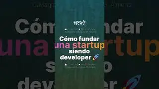 Aprende a Lanzar y Crecer tu Startup con @David Lorenzo García en la Primera TechTalk de AlmeríaTech