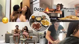 UMA NOITE QUENTE RECÉM CASADOS, FIZ PRATO NORDESTINO + CORTEI O CABELO!!!🔥