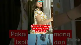 VIRAL JOGET TIKTOK SAMBIL PAKAI DASTER 