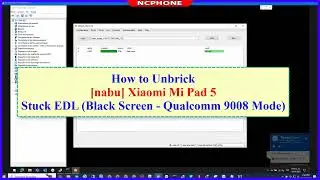 Xiaomi Pad 5 Bricked | Flashed wrong rom - Stuck EDL Black Screen - Qualcomm 9008 Mode