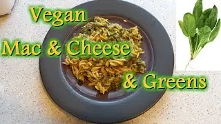 Vegan Mac & Cheese & Greens