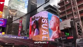 Happy Birthday SANA in TIMES SQUARE NEW YORK! 😆