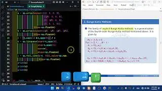 Numerical Analysis :: Runge-Kutta Method of Order 4, Classic ( Python3 ) 2023 07 03 09 30 30