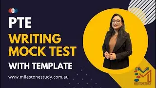 PTE Writing Mock Test 24 with template | How to improve writing | Milestone | JULY 2023 preparation