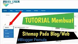 Cara Mudah Membuat Sitemap Pada Blog/Web Untuk Blogger Pemula