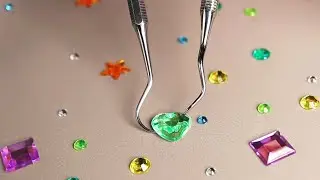 ASMR Relaxing Gem Stickers Triggers for Sleep 당신이 그토록 찾던 보석 스티커 소리