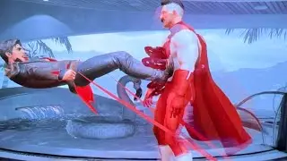 Mortal Kombat 1 on Nintendo switch Oled Mavado fatality on Omni-Man