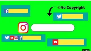 { No Copyright } 5 Social Media Intro | Green Screen | Chroma Key | Instagram Intro