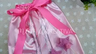 Capa de Hada o Princesa. Disfraz.