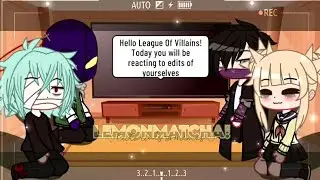 League Of Villains React To Themselves ||My Hero Academia + Gacha Club|| [Read Desc] - 🍋🍵