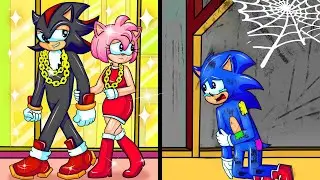 Daily life of Sonic and Amy| Very Sad Story But Happy Ending | Sonic the Hedgehog 2 Animation