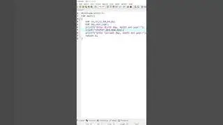 Age Calc program to calculate age= year, month, days