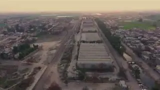 Bird Eye View of #Mamukanjan-The Biggest Barn(Godam) Of Punjab