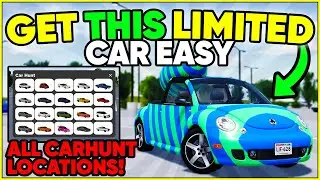 ALL CARHUNT LOCATIONS! - FREE LIMITED CAR!! - Greenville Roblox